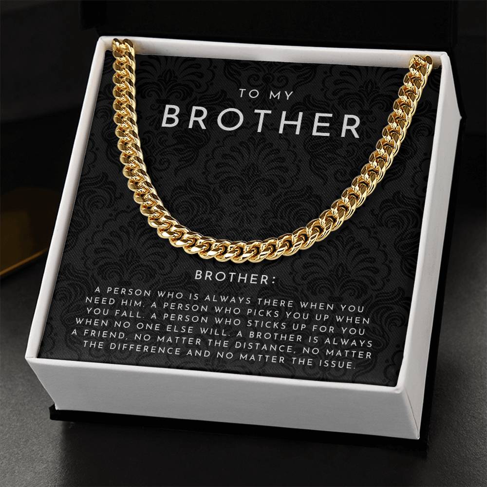 To My Brother Necklace