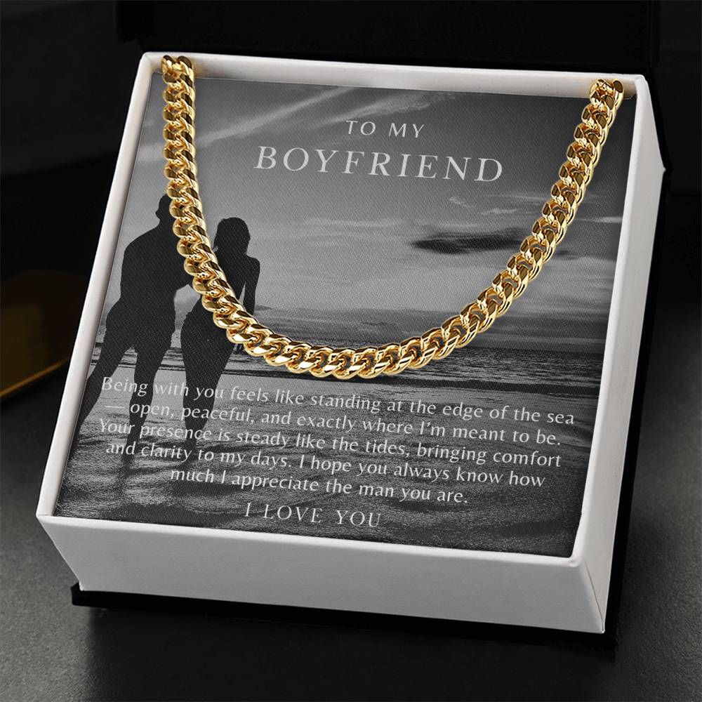 To My Boyfriend Necklace