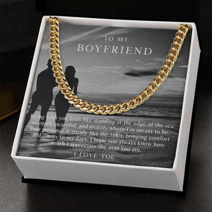 To My Boyfriend Necklace