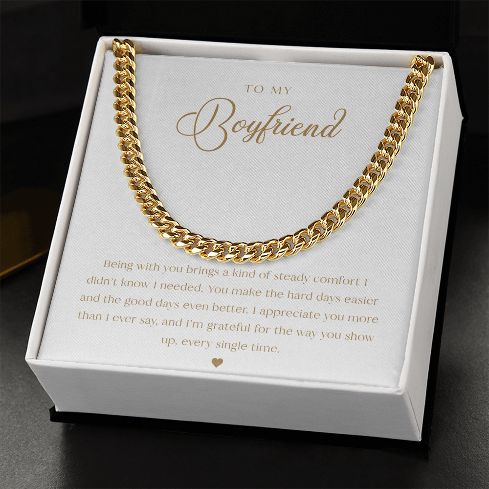 To My Boyfriend Necklace
