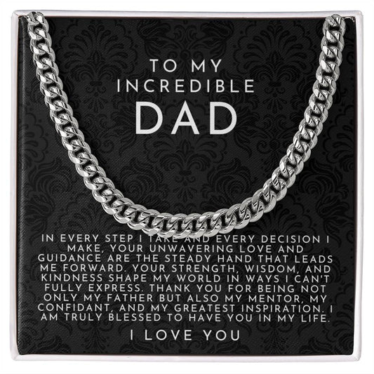 Incredible Dad Necklace