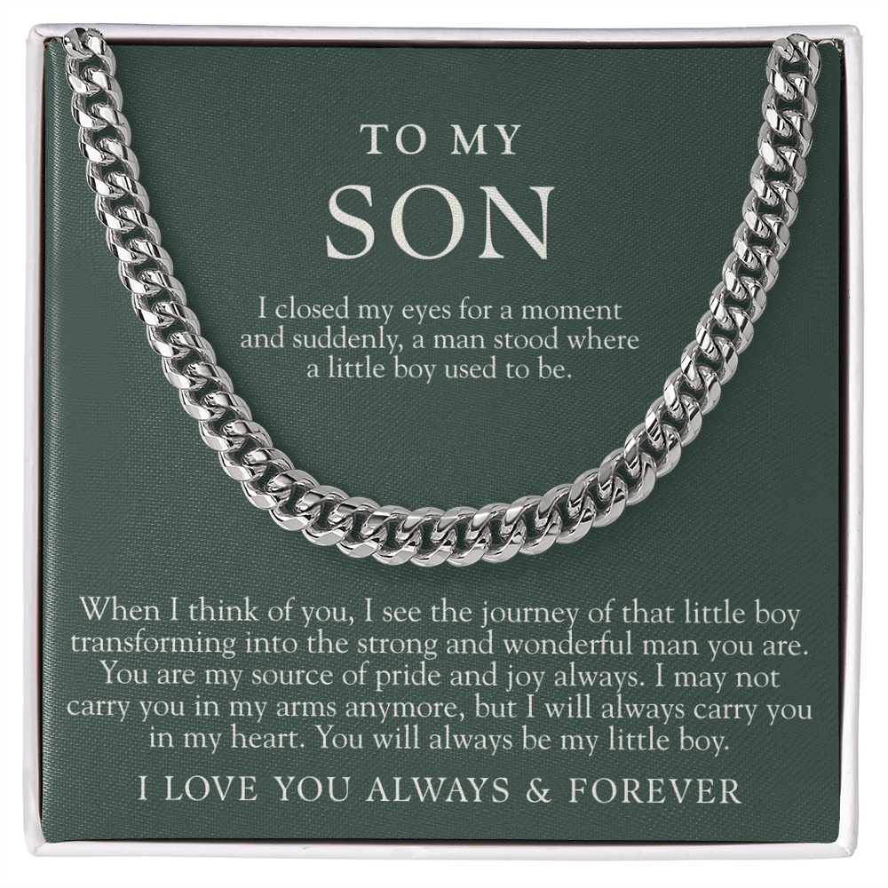 To My Son | I Closed My Eyes Forest Green