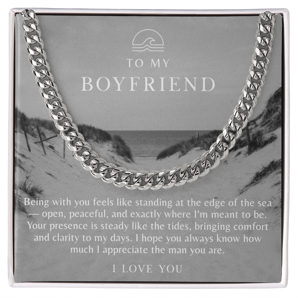 To My Boyfriend Necklace