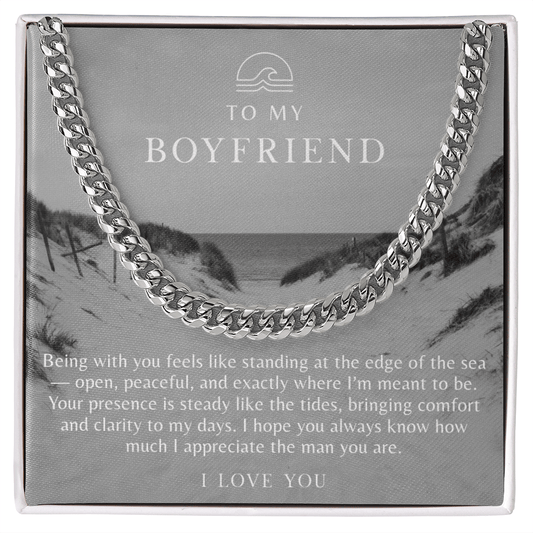 To My Boyfriend Necklace