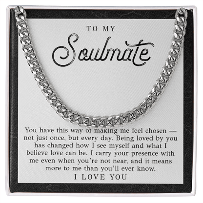 To My Soulmate Necklace
