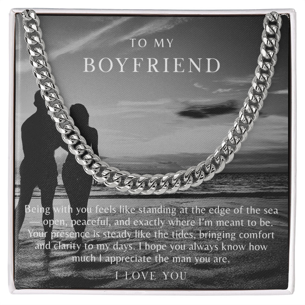 To My Boyfriend Necklace
