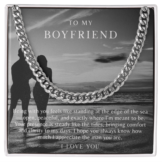 To My Boyfriend Necklace