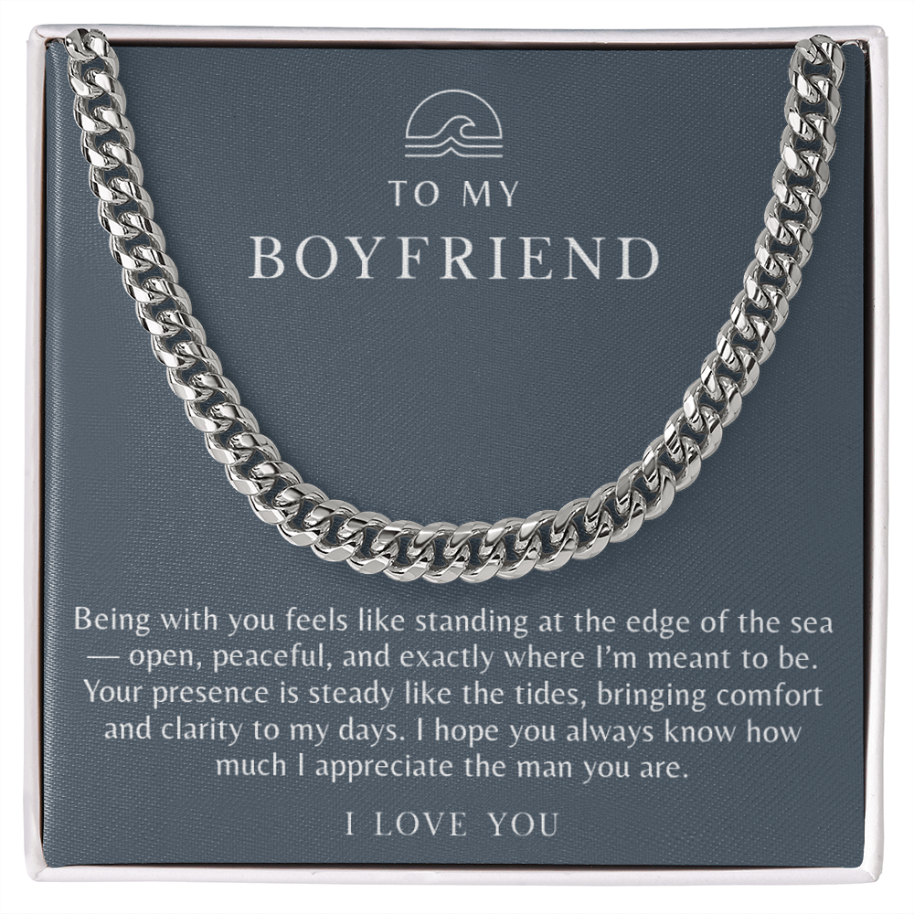 To My Boyfriend Necklace