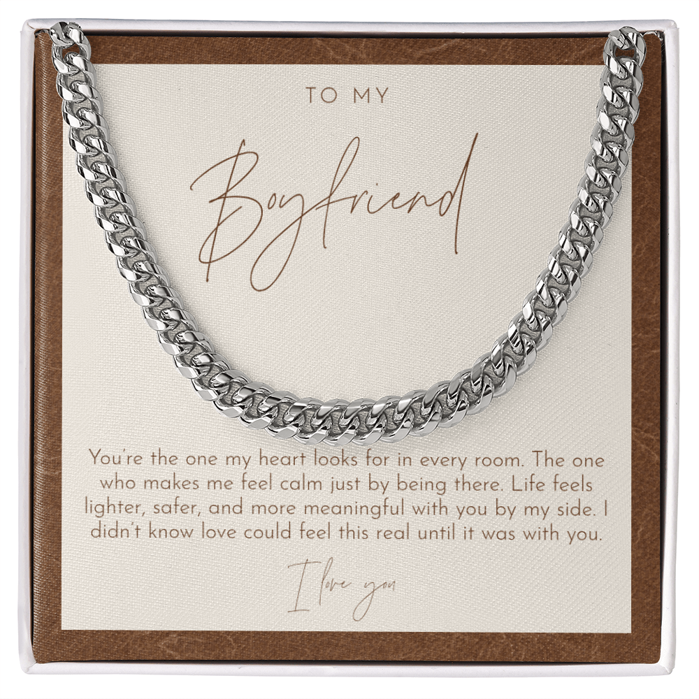 To My Boyfriend Necklace
