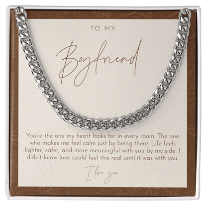 To My Boyfriend Necklace
