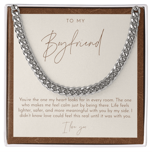 To My Boyfriend Necklace