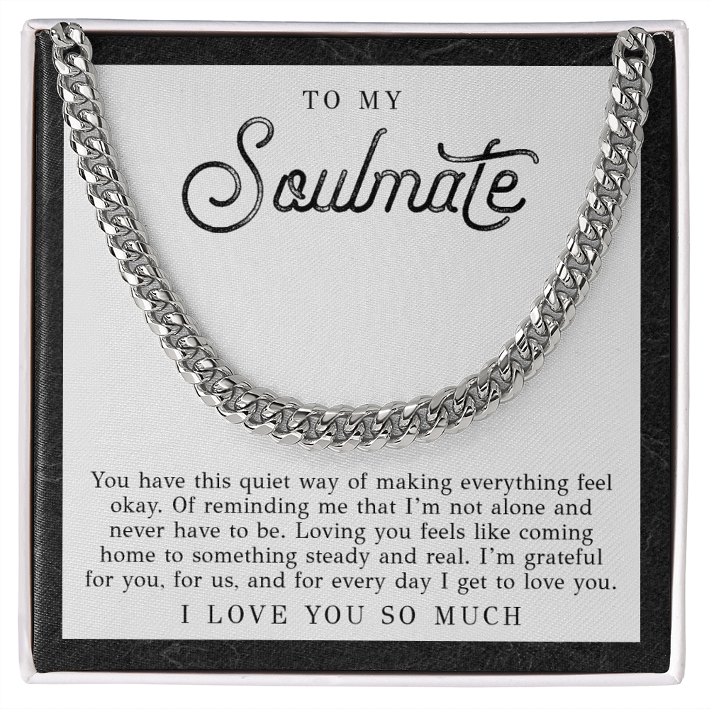To My Soulmate Necklace
