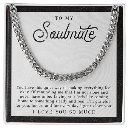 To My Soulmate Necklace