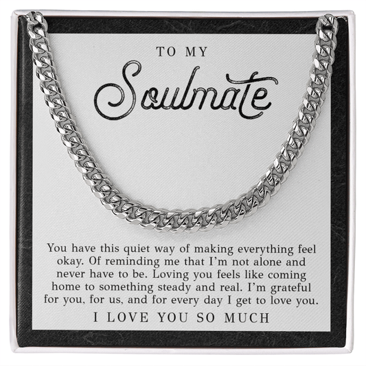 To My Soulmate Necklace