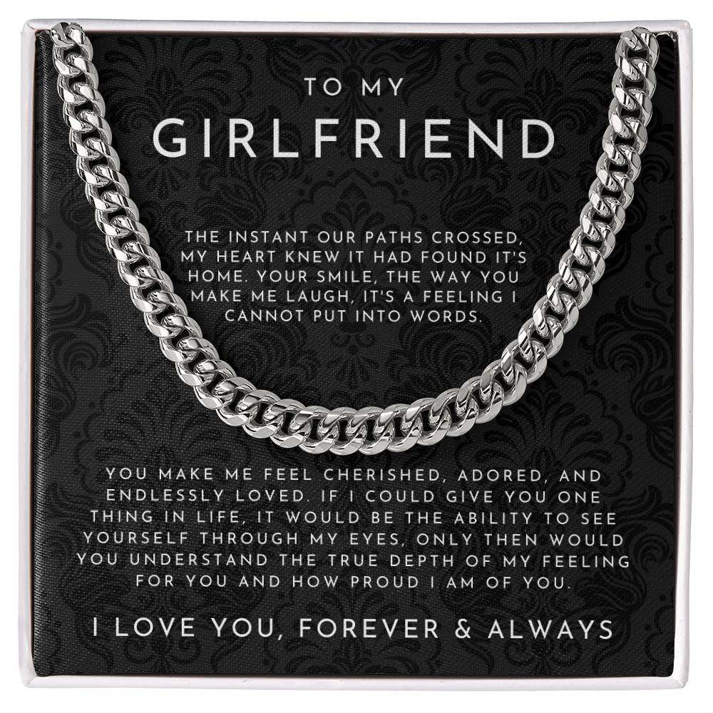 To My Girlfriend Cuban Chain