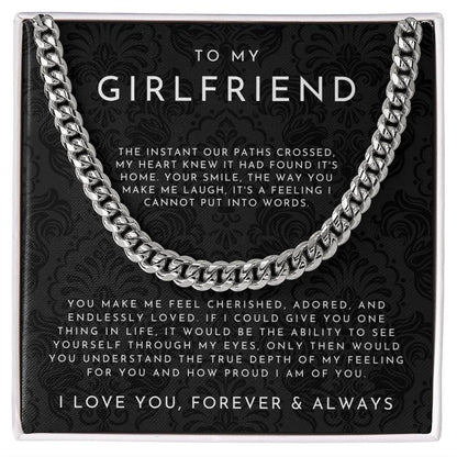 To My Girlfriend Cuban Chain