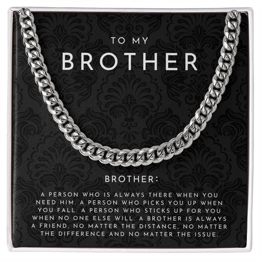 To My Brother Necklace
