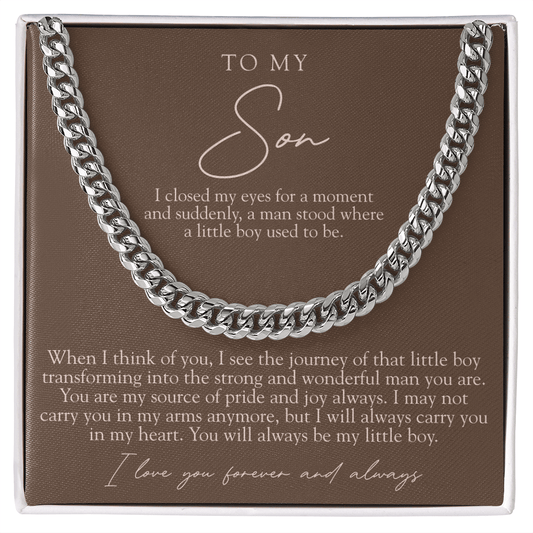 To My Son | I closed My Eyes Brown