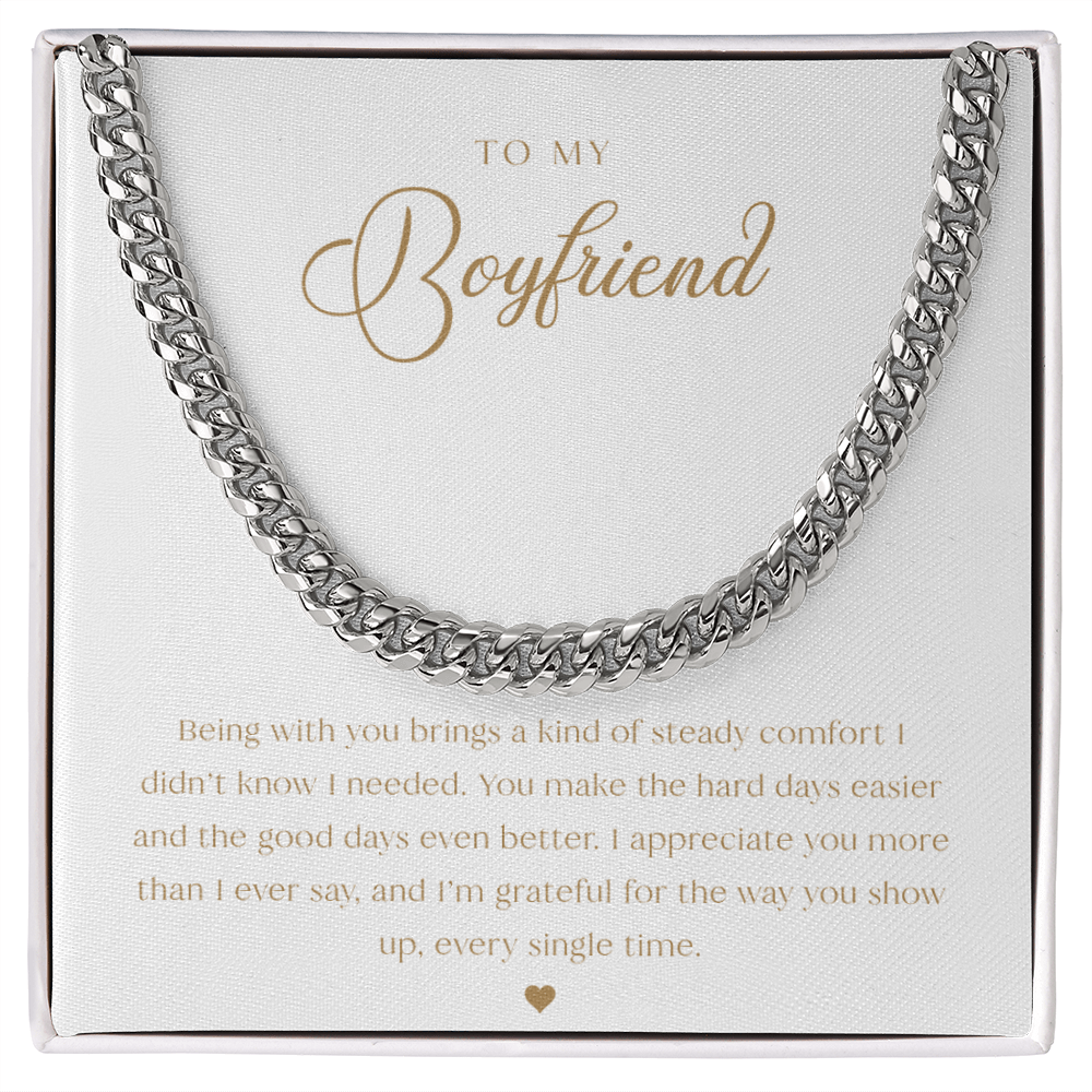 To My Boyfriend Necklace