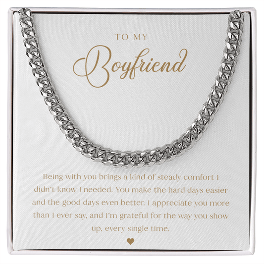 To My Boyfriend Necklace