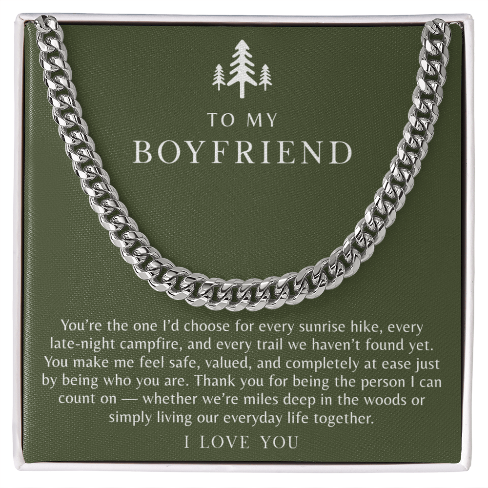 To My Boyfriend Necklace