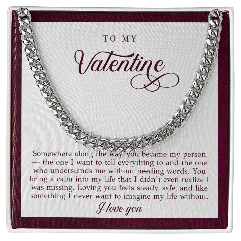 To My Valentine Necklace