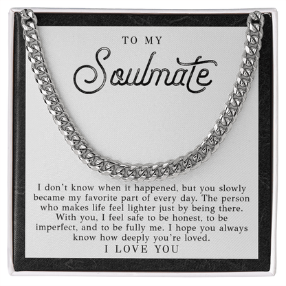 To My Soulmate Necklace