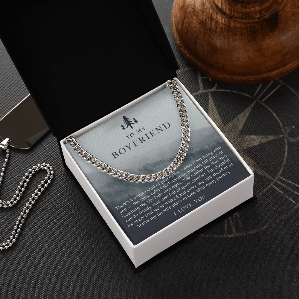 To My Boyfriend Necklace