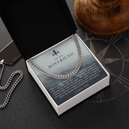 To My Boyfriend Necklace