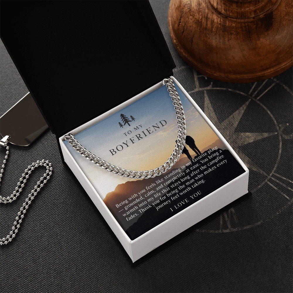 To My Boyfriend Necklace