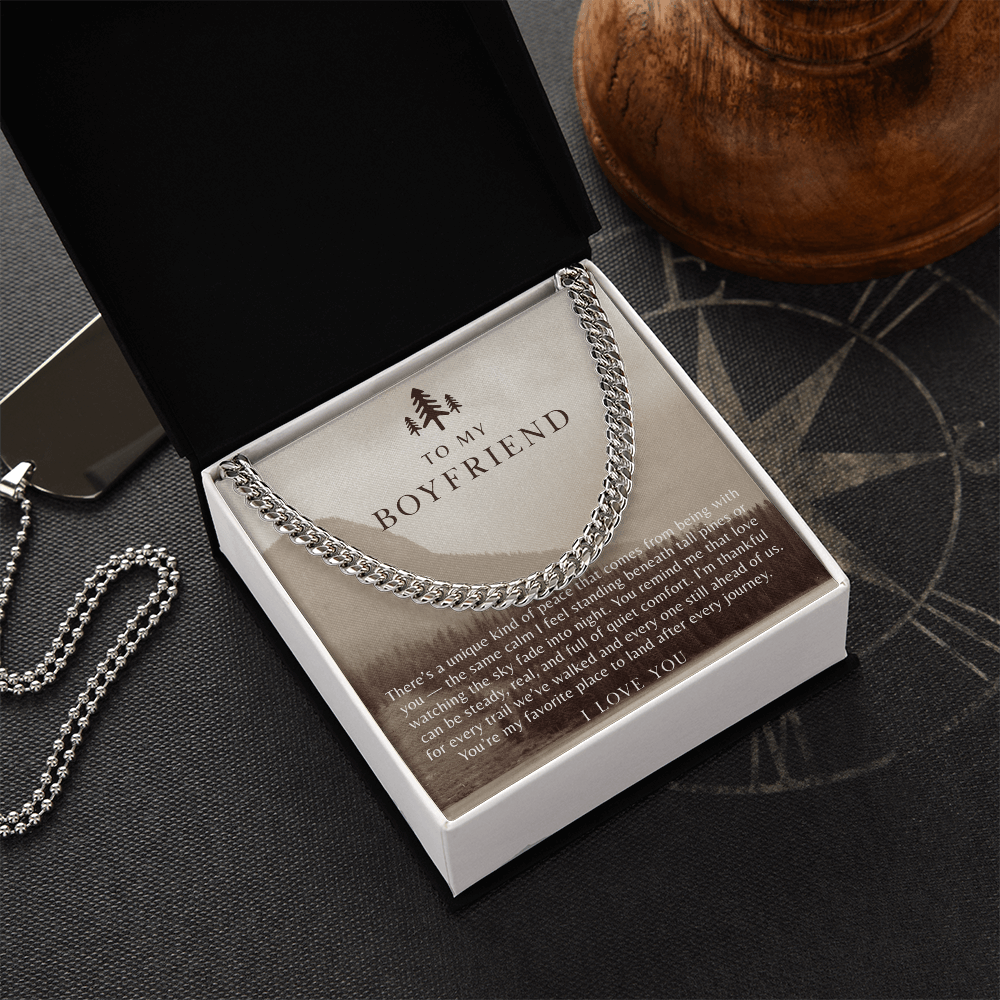 To My Boyfriend Necklace