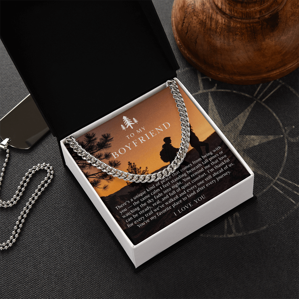 To My Boyfriend Necklace