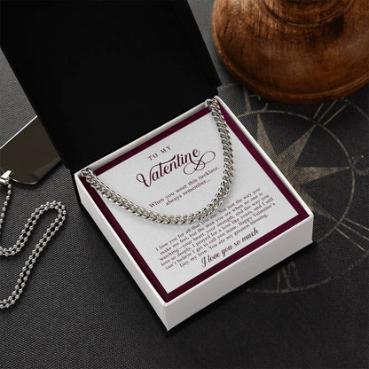 To My Valentine Men's Gift (I Love You)