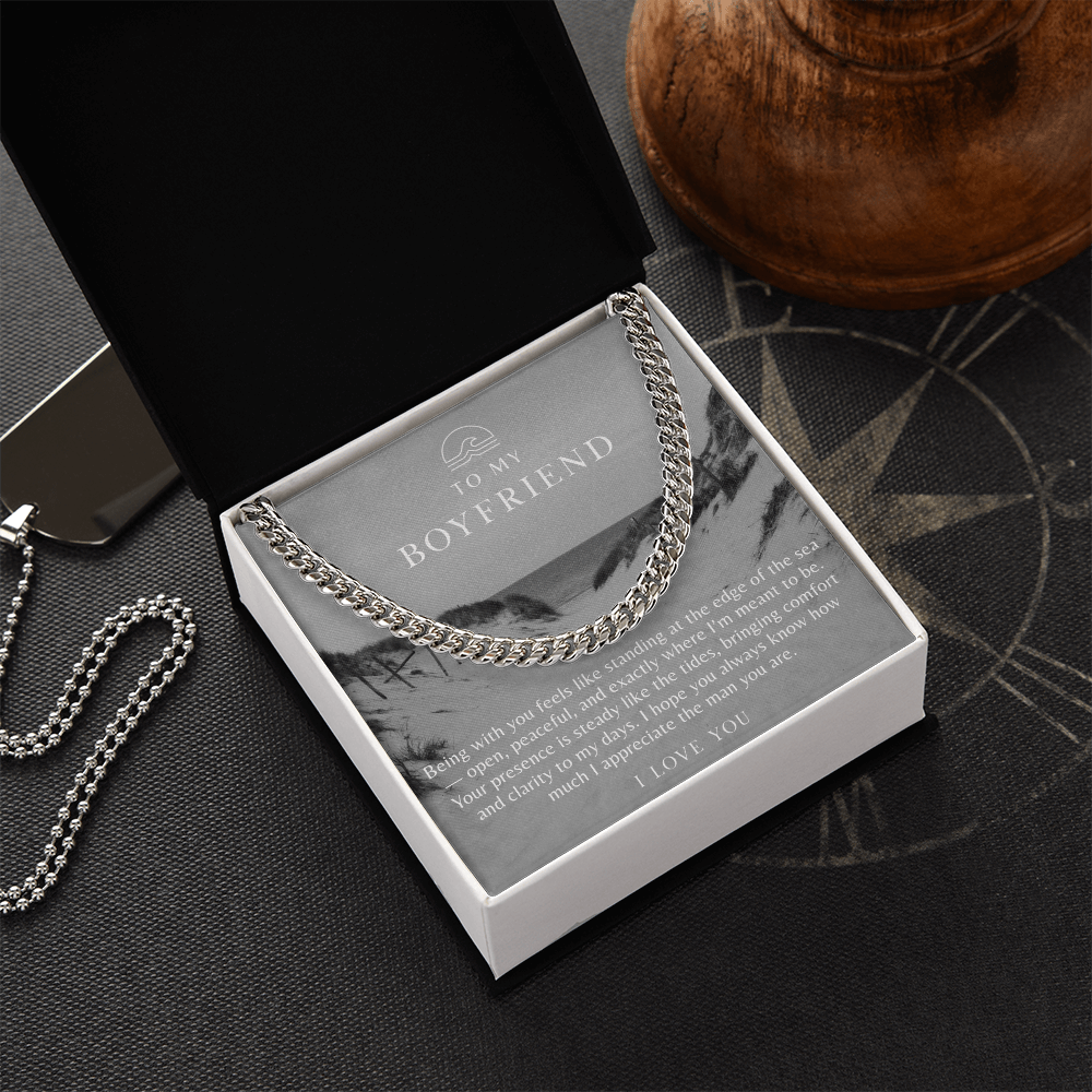 To My Boyfriend Necklace