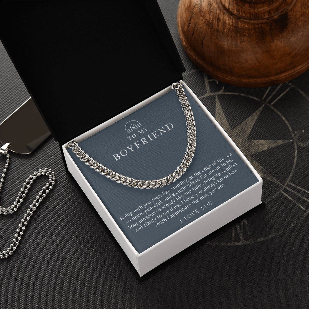 To My Boyfriend Necklace