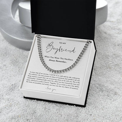 Boyfriend Promise Necklace Gift