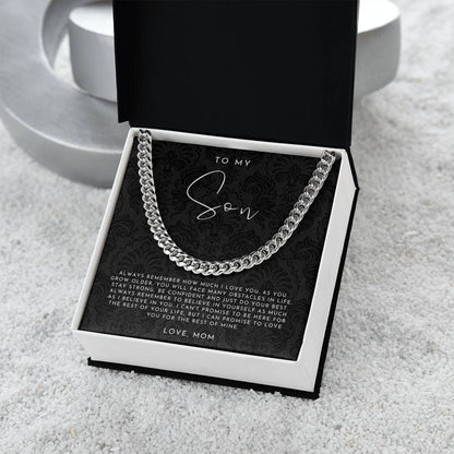 Son Necklace, Mother To Son Gift