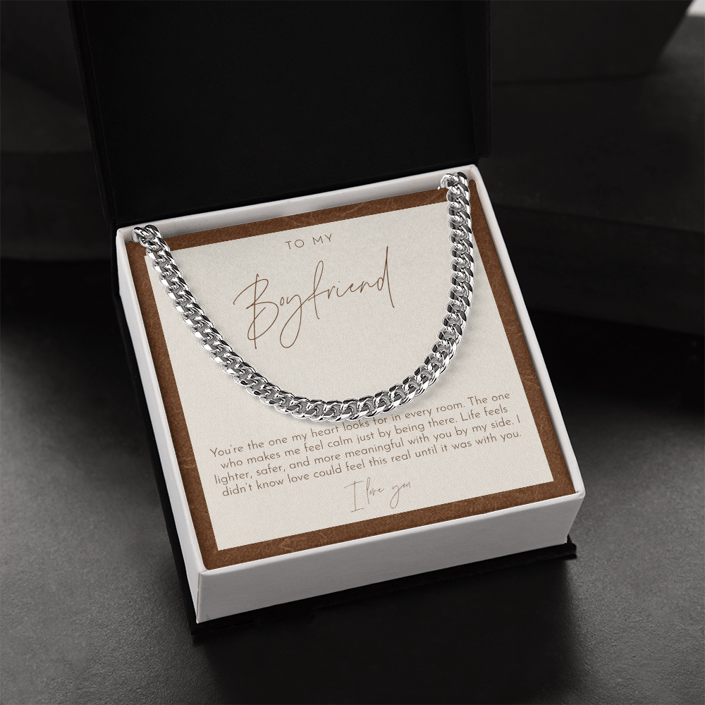 To My Boyfriend Necklace