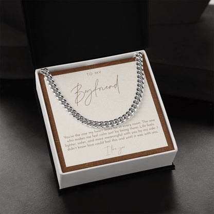 To My Boyfriend Necklace