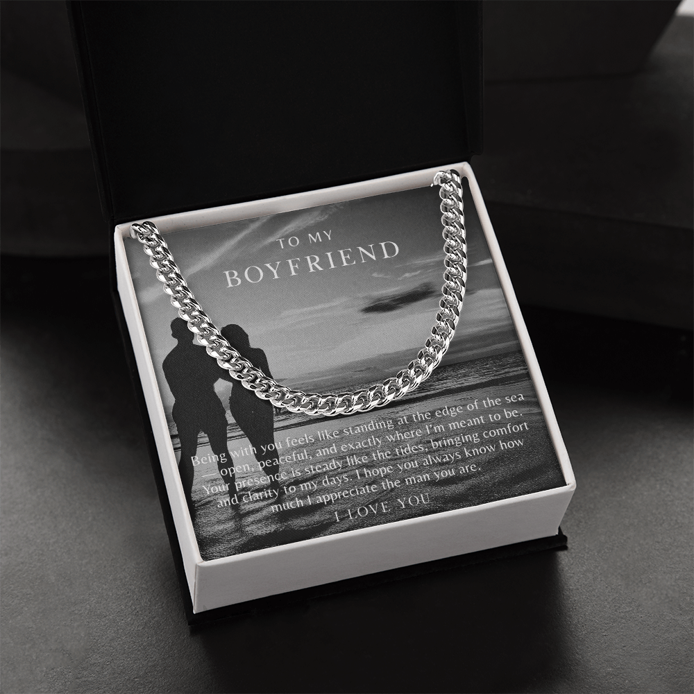 To My Boyfriend Necklace