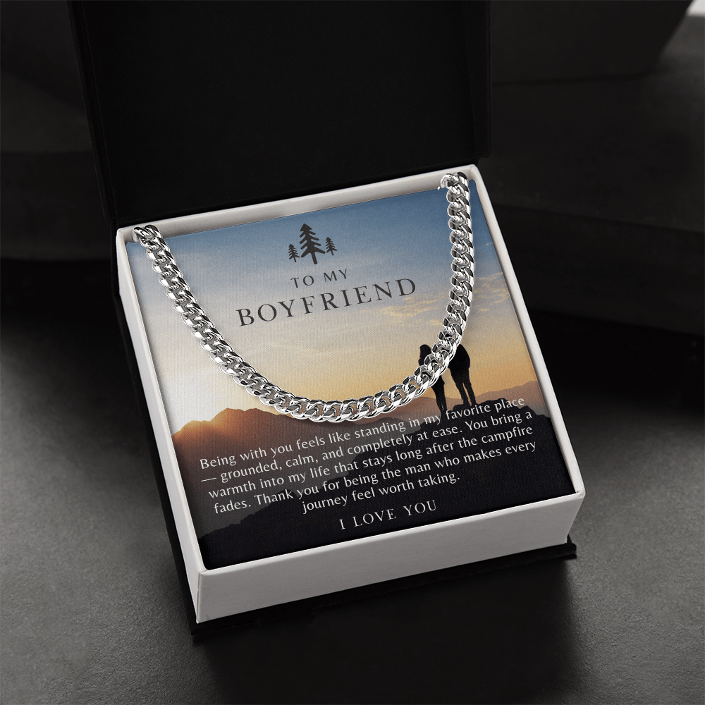 To My Boyfriend Necklace