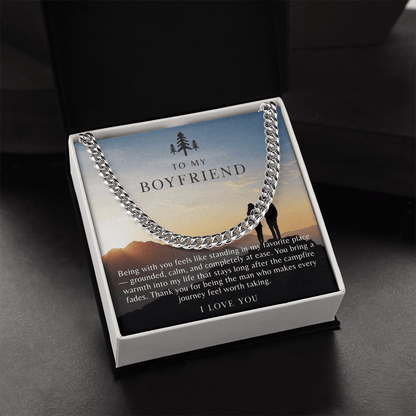 To My Boyfriend Necklace