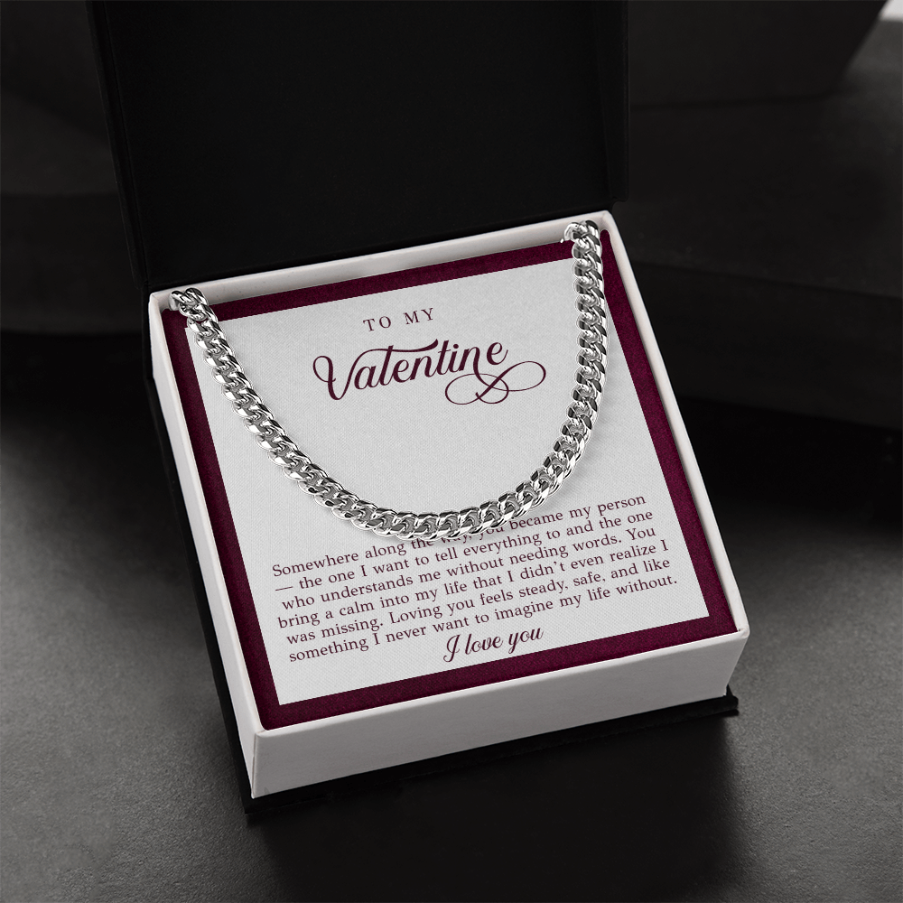 To My Valentine Necklace