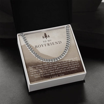 To My Boyfriend Necklace