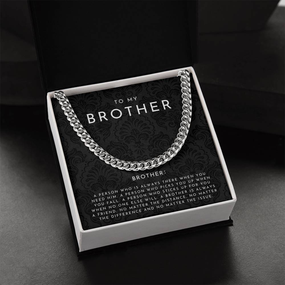 To My Brother Necklace