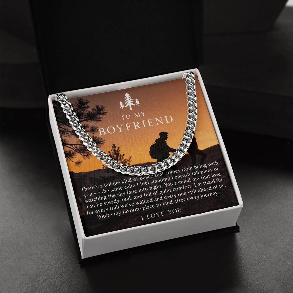 To My Boyfriend Necklace