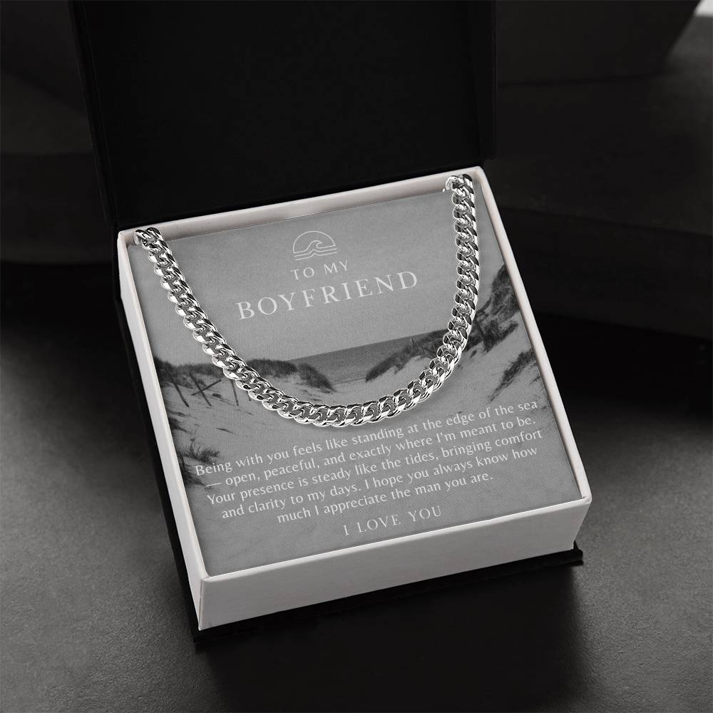 To My Boyfriend Necklace