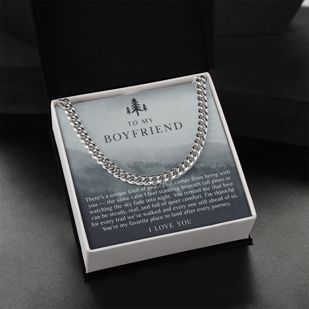 To My Boyfriend Necklace