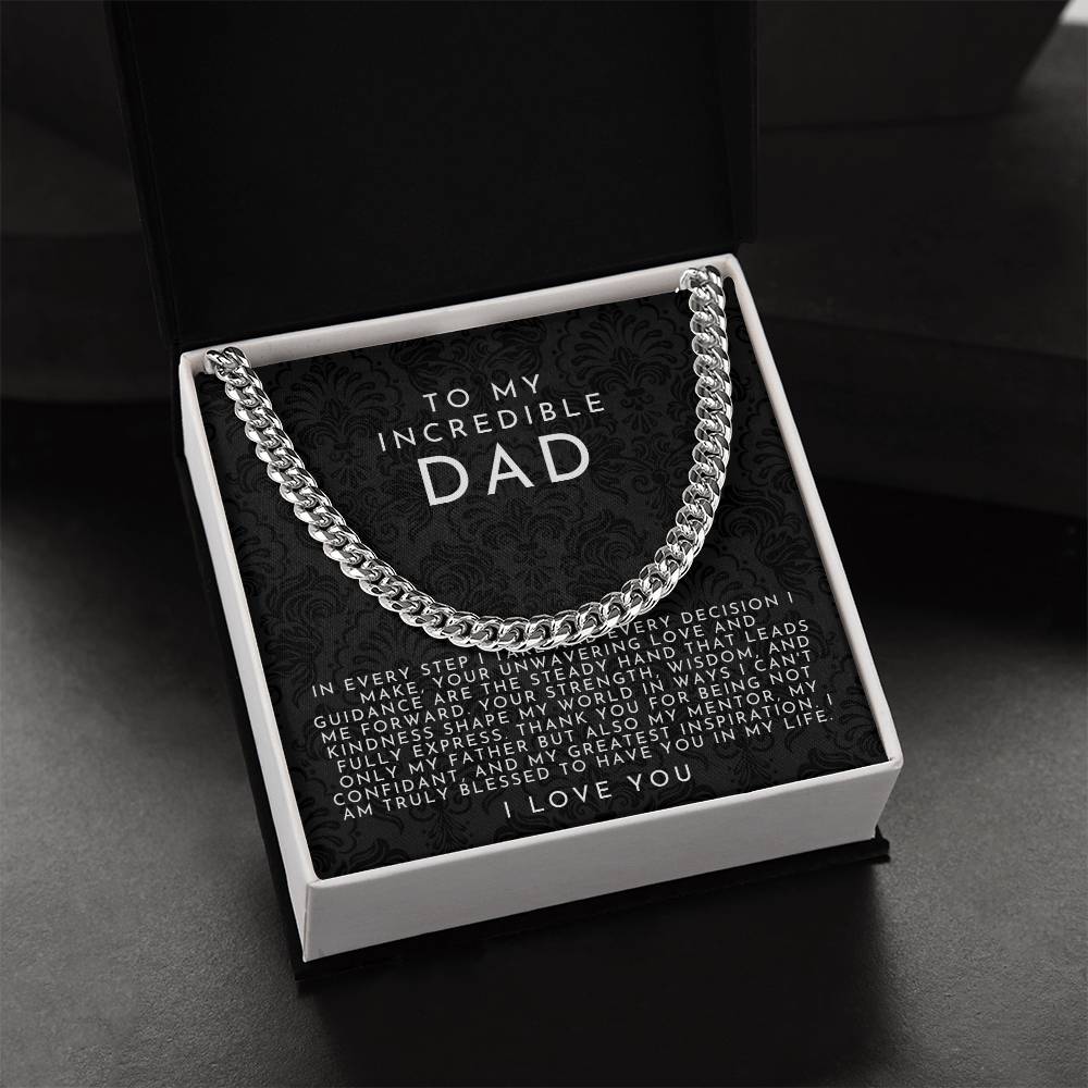 Incredible Dad Necklace