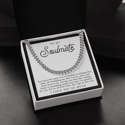 To My Soulmate Necklace